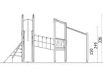 Triangulo Kletteranlage mit Netzbrücke & Rutsche - 17401 11 large