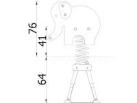 Federwippe Elefant von Novum Spielgeräte – Bild 6