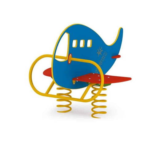 3038EPO Federwippe Flugzeug von Novum Spielgeräte - 3038EPO