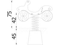 Federwippe Auto von Novum Spielgeräte – Bild 3