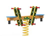 Federwippe Holz von Novum Spielgeräte – Bild 3