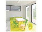 Niedriger Hocker mit Rollräder - 37144 s 37144 3@3p2@xl