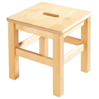 Niedriger Hocker ohne Rollräder