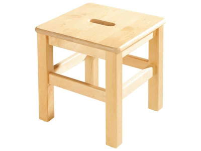 Niedriger Hocker ohne Rollräder