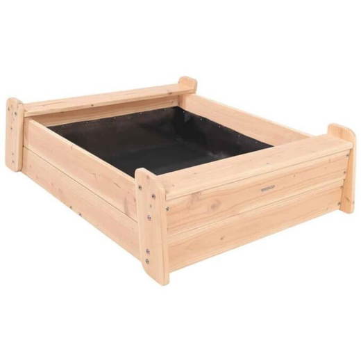 60802 Sandkasten „Éléments“ aus Holz mit Abdeckung - 60802