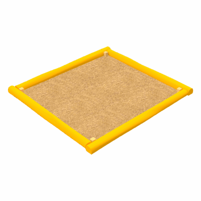 Sandkasten 2,5 x 2,5 cm aus Robinienholz