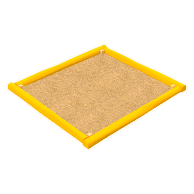 Sandkasten 2,5 x 2,5 cm aus Robinienholz