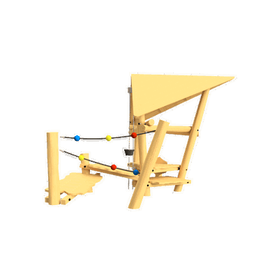 Sandspielgerät Adventure Play aus Robinienholz