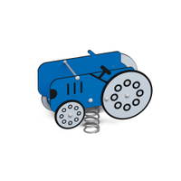 Federwippe Traktor, Beton-Bodenanker - NV3061EPZ b 25