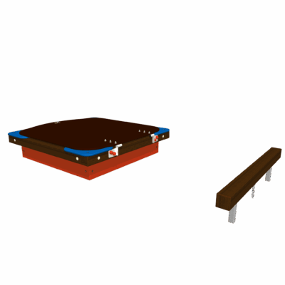 Sandkasten Junior mit Deckel