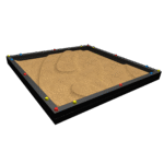 Rebo Sandkasten 2,7 x 2,7 x 0,3 m - AFB TOE MNP 255 021 A 2048×2048