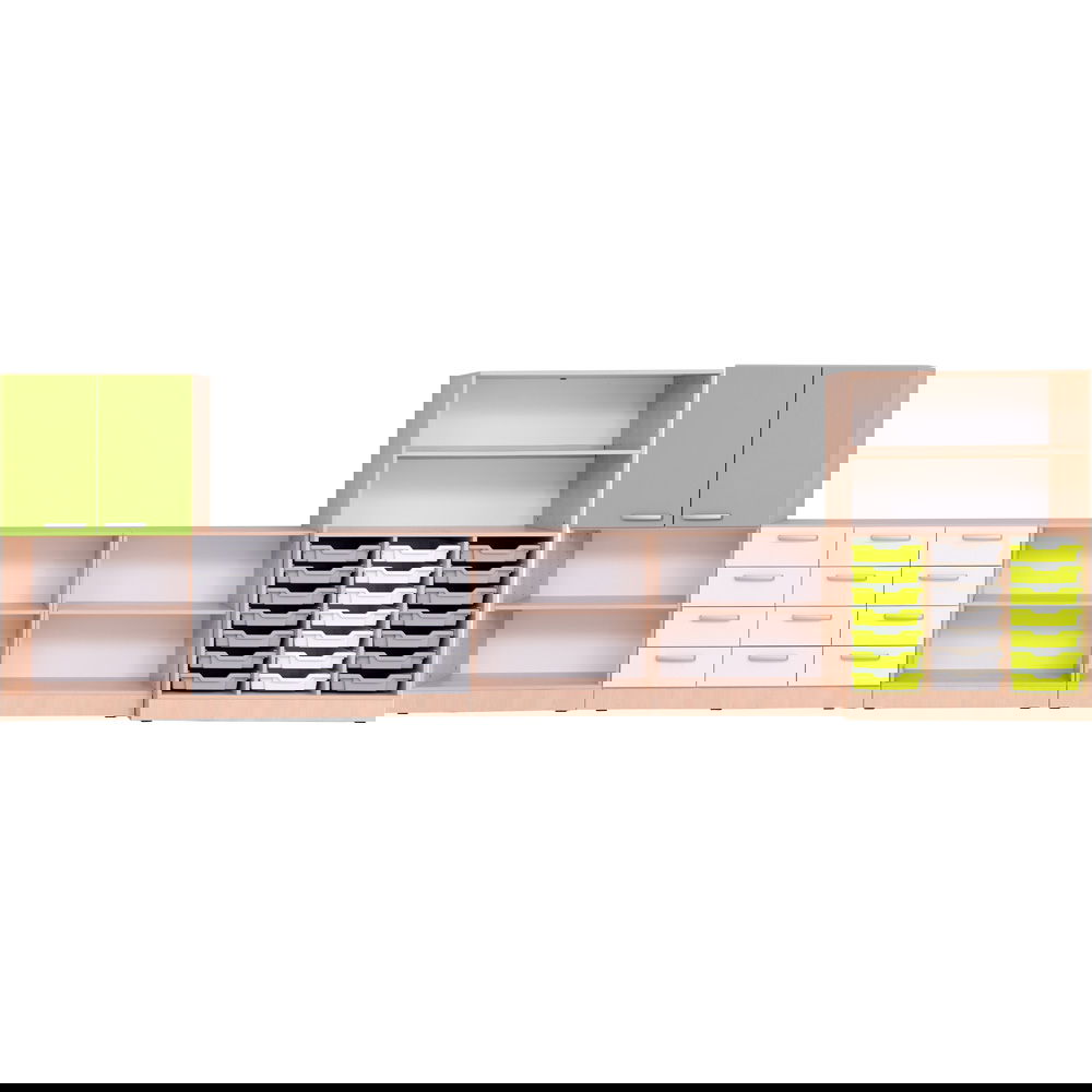 Möbelsatz Grande 65, T 38/48, Ahorn Jylland