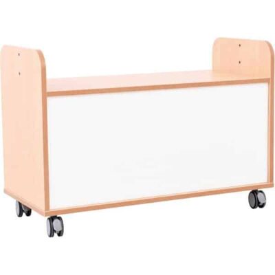 Flexi Mobiles Regal S - Whiteboard als Rückwand