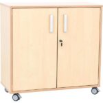 Schrank M – Breite: 89 cm – abschließbar – auf Rollen - 100288K a 19