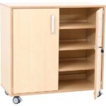 Schrank M – Breite: 89 cm – abschließbar – auf Rollen - 100288K b 19