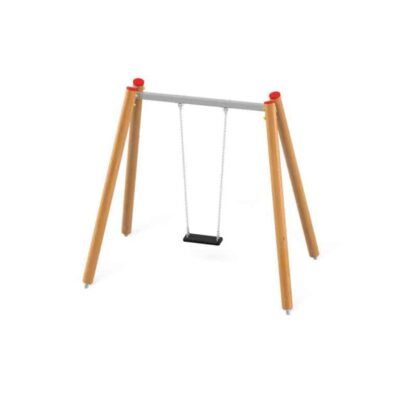 Orbis Einfachschaukel mit Sicherheitsschaukelsitz von Novum Spielgeräte