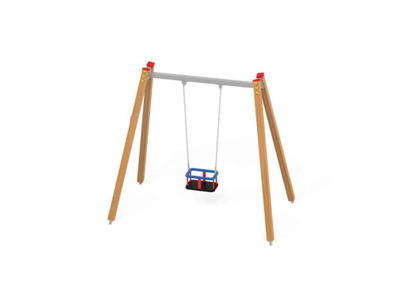 Quadro Einfachschaukel mit Kleinkindersitz