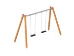 Quadro Doppelschaukel mit 1 Sicherheitsschaukelsitz + 1 Kleinkindersitz - 31207 3 large