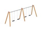 Quadro Schaukelkombi mit Sicherheitsschaukelsitz + Kleinkindersitz + Storchennest - 31217 3 large