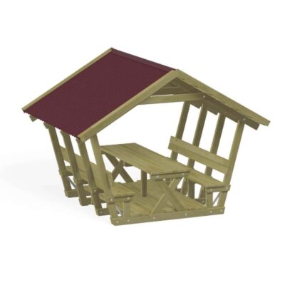 Überdachter Picknick-Platz von Novum Spielgeräte