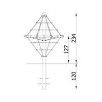 Seilgerät Diamant, blau-rot - NV4303Z x 25
