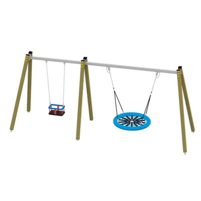 Triangulo Schaukelkombi mit Kleinkindersitz + Storchennest
