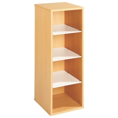 Regal mit Melaminbeschichtung mit 3 Regalbretter - Höhe: 102 cm - Länge: 36 cm