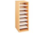 Regal mit Melaminbeschichtung mit 7 Regalbretter – Höhe: 102 cm – Länge: 36 cm - 37056 s 37056 1d@2p2@xl