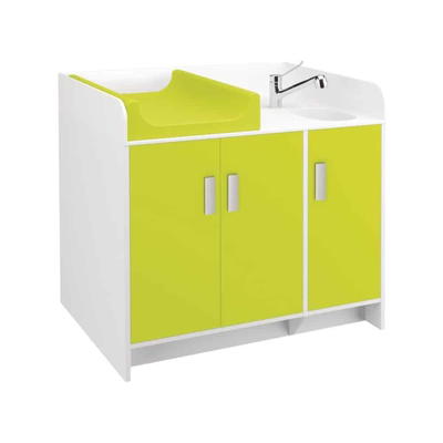 Wickelkommode Kazeo mit kleinem Waschbecken