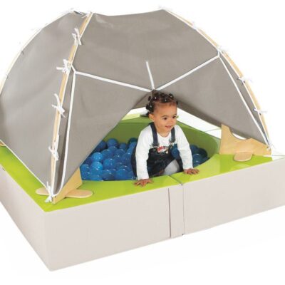 Bällehütte Basic in drei Farben - Mit Bällen