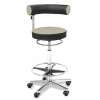Sanus®-Gesundheitsstuhl Hochstuhl aus Kunstleder - Lehne höhenverstellbar – Bild 5