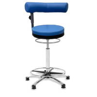 Sanus®-Gesundheitsstuhl Hochstuhl aus Kunstleder - Lehne höhenverstellbar – Bild 2