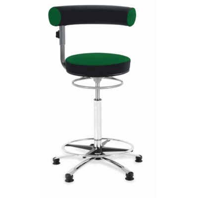 Sanus®-Gesundheitsstuhl Hochstuhl aus Stoff - Lehne höhenverstellbar