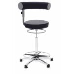 Sanus®-Gesundheitsstuhl Hochstuhl aus Stoff – Lehne höhenverstellbar - image SALH63S08100 1