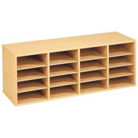 Regal mit Melaminbeschichtung mit 12 Regalbretter - Höhe: 51 cm - Länge: 139 cm – Bild 2