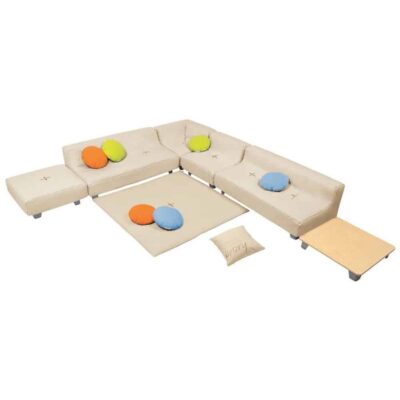 Set Entspannungsecke Cocoon Komfort mit Metallfüßen