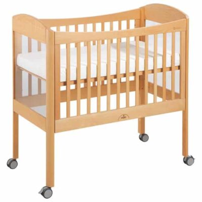 Erhöhtes Babybett mit Plexiglas