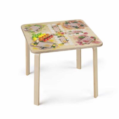 Erzi Spieltisch Früchtchen ärgere Dich nicht