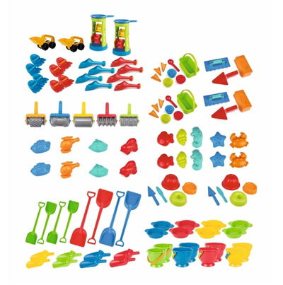 Sand-Set „Glücklicher Baumeister“ – 107 Teile
