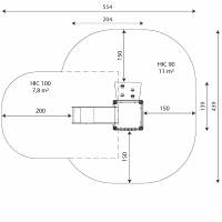 Spielturm mit Rutsche und Kletterwand - WOODEN WD1403 – Bild 7