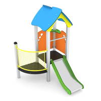 U3-Spielturm mit Rutsche und Podest MINISWEET 0105