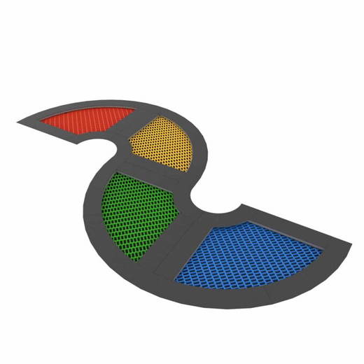 22221s Jumpoo Trampolin Sprunganlage Kleines S - 22221s