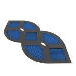 Jumpoo Trampolin Sprunganlage Labyrinth - 2223c31s