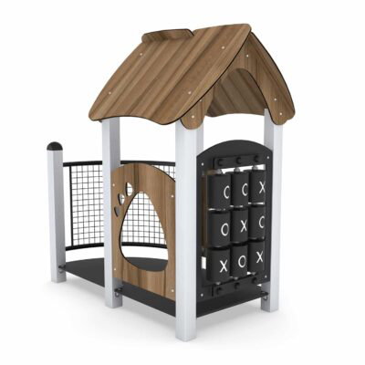 U3-Spielhaus mit Veranda MINISWEET 0101-1