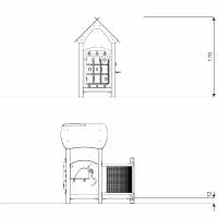 U3-Spielhaus mit Veranda MINISWEET 0101-1 – Bild 8