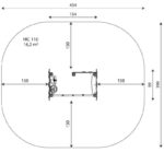Klettergerüst Polizeiauto mit Kletternetz und Armaturenbrett – WOODEN WD1430 - 433d wd1430top