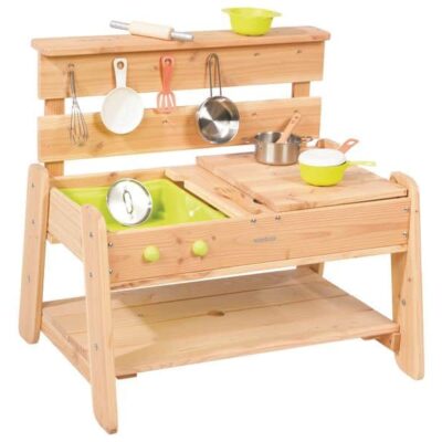 Küche zum Panschen „Éléments“ mit Zubehör