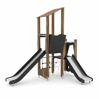 Spieltürme mit zwei Rutschen WOODEN WD1406 – Bild 6