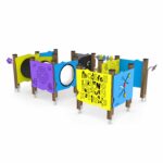 U3-Labyrinth mit Kriechrohr und Motorikwänden – WOODEN WD1437 - 6d70 wd14371s