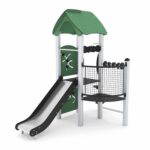 U3-Spielturm mit Rutsche und Podest MINISWEET 0112 - 726b 0112c11s